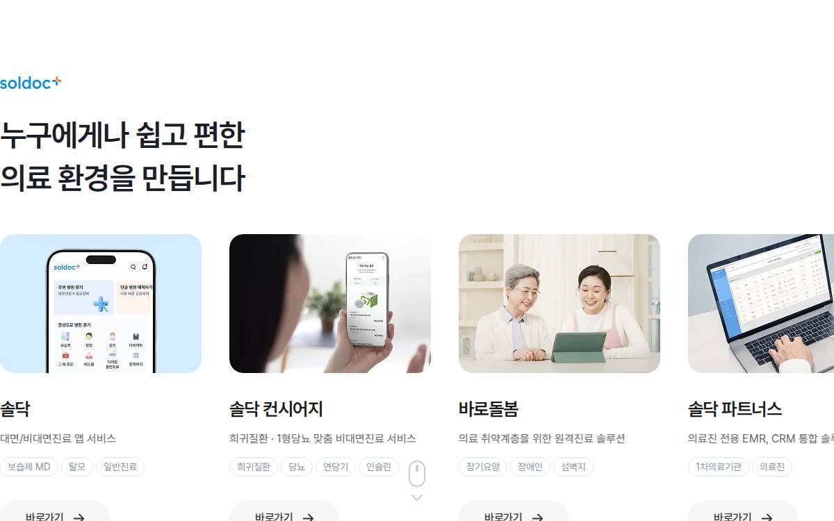 Soldoc website preview