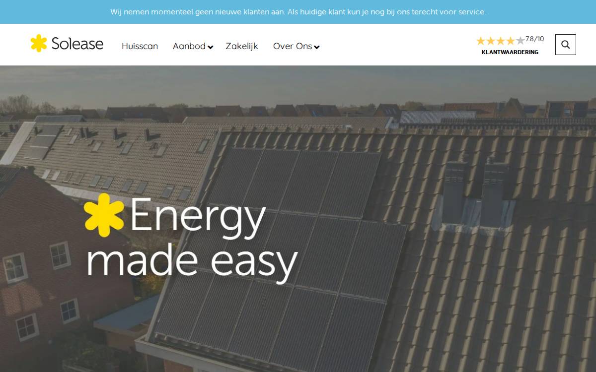 Solease website preview