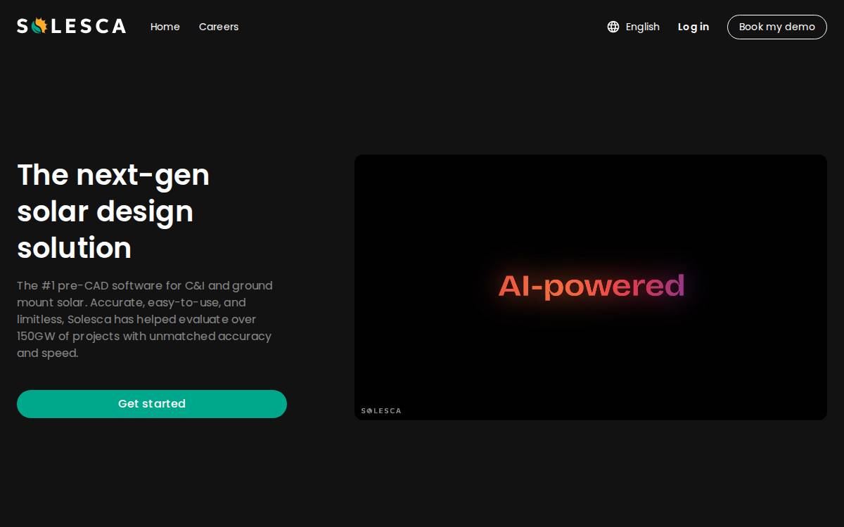 Solesca website preview
