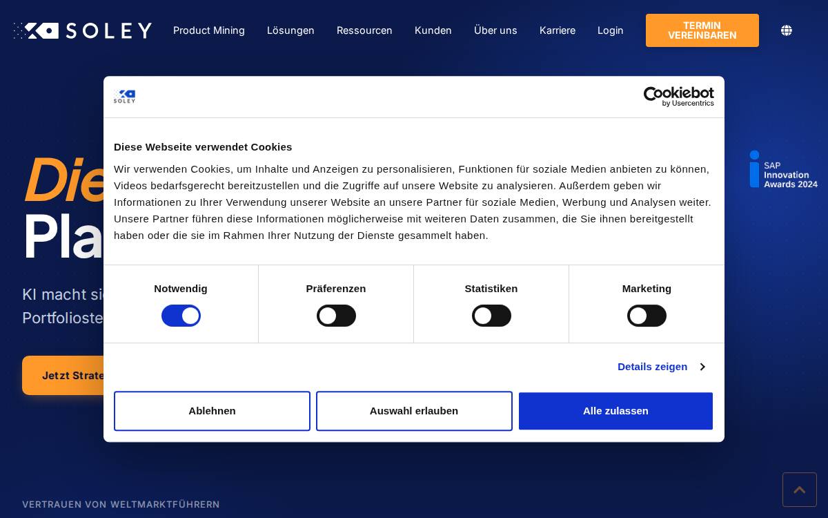 Soley website preview