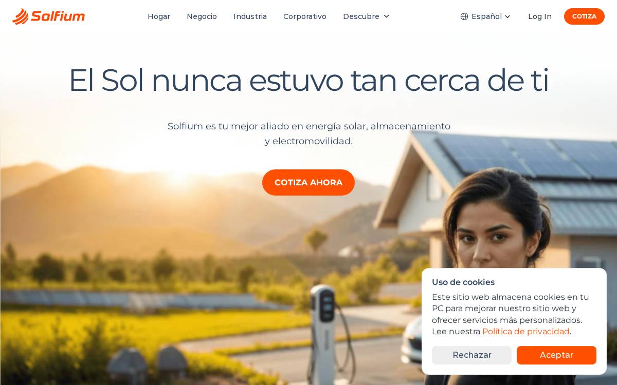 Solfium website preview