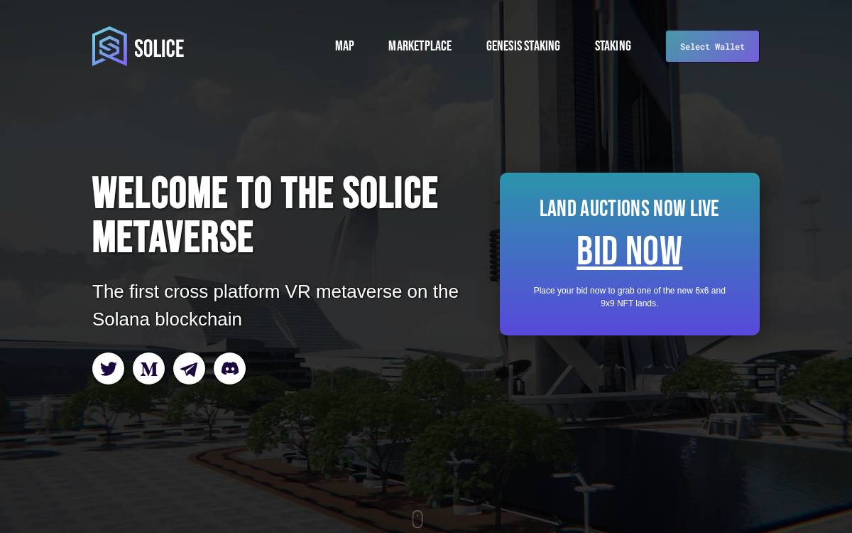 Solice website preview