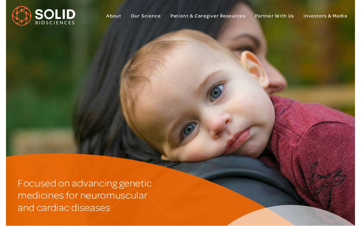 Solid Biosciences website preview