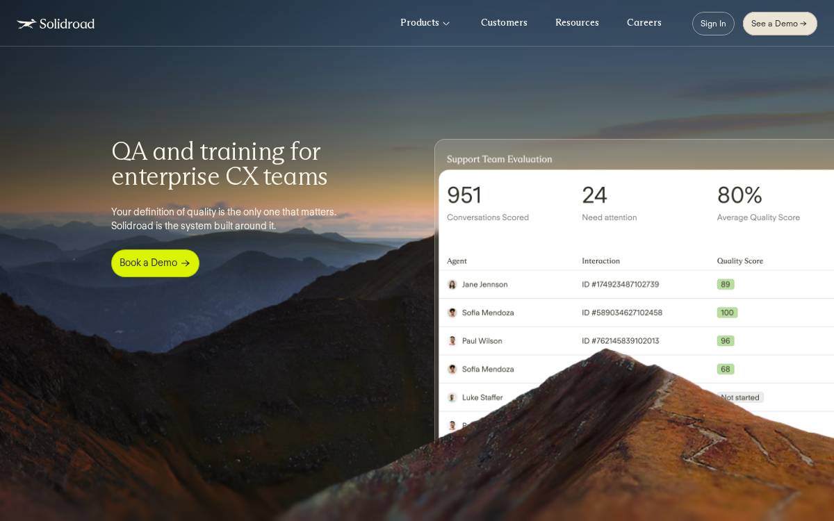 Solidroad website preview