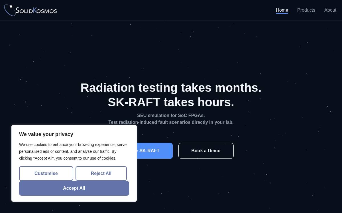 Solidkosmos website preview