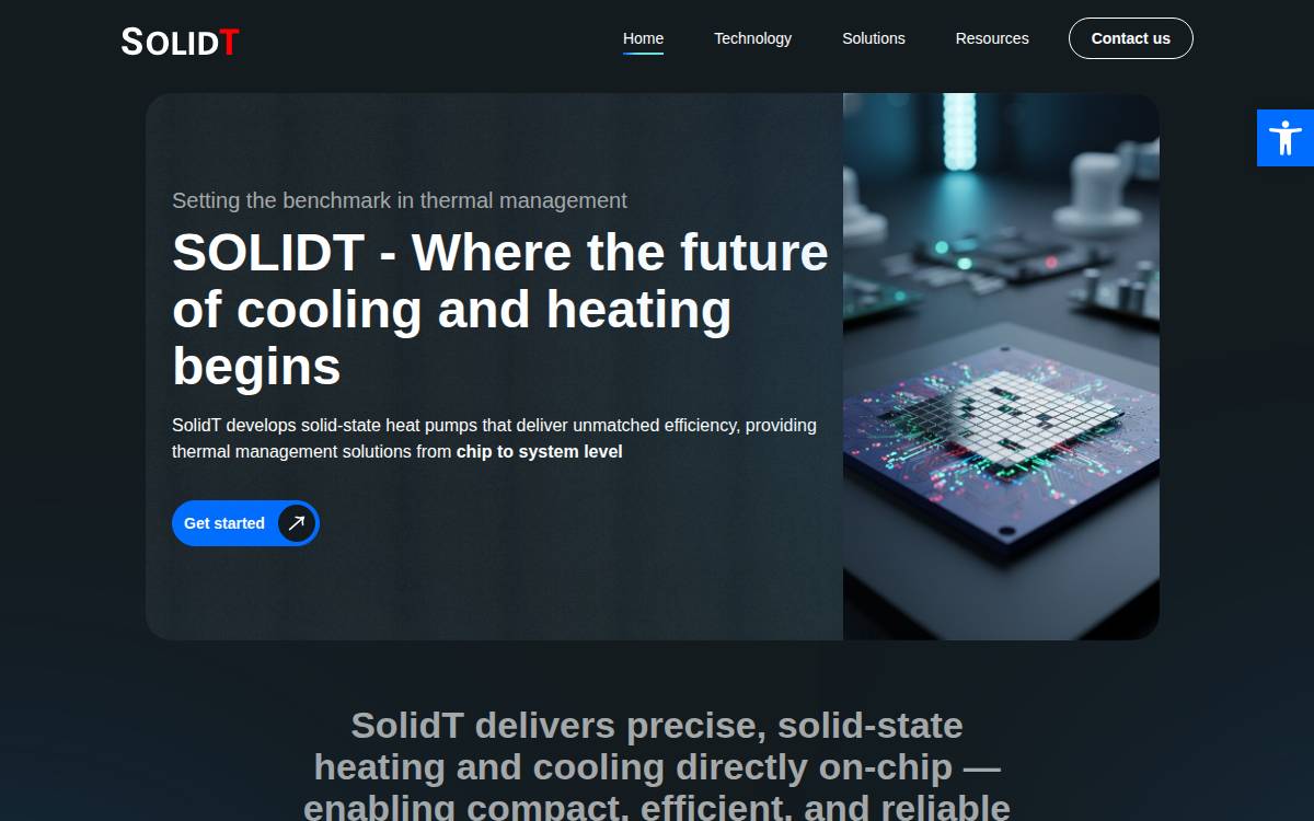 Solidt Tech website preview