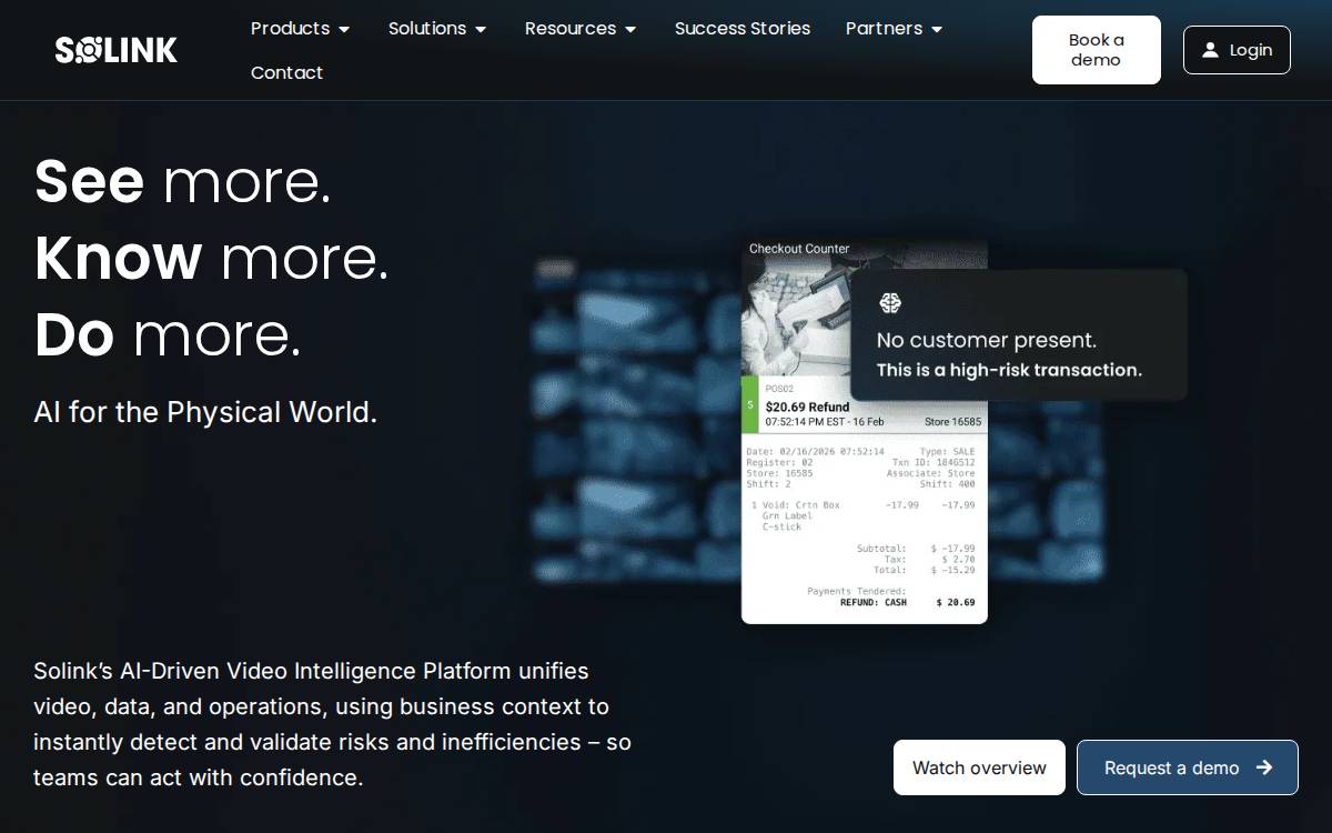 Solink website preview