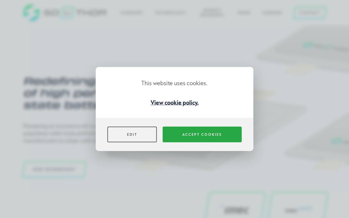 Solithor website preview