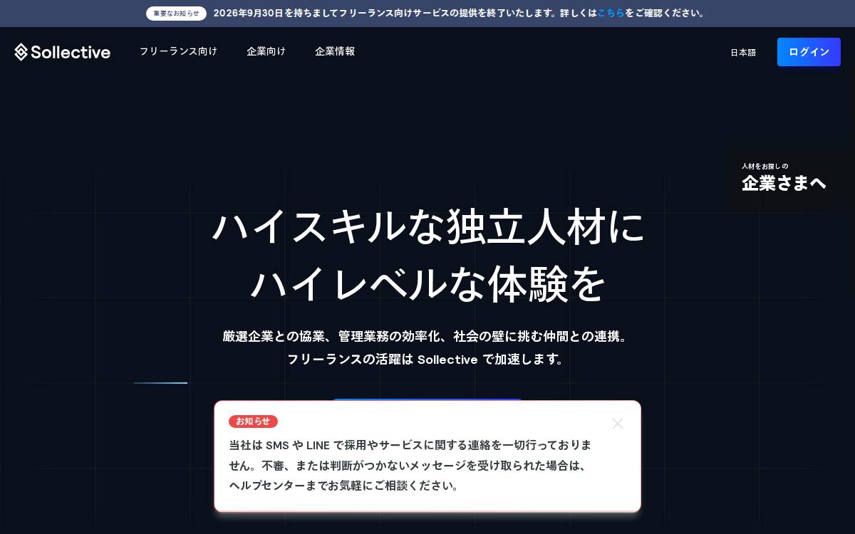 Sollective website preview