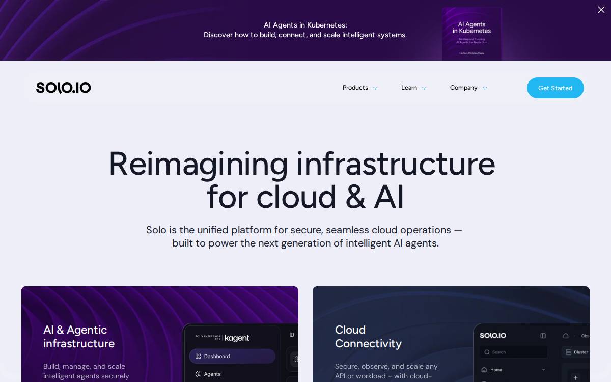 Solo website preview