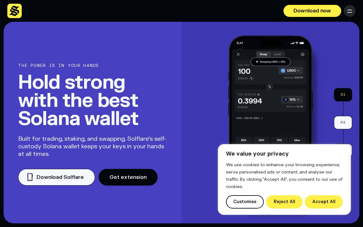 Solrise website preview