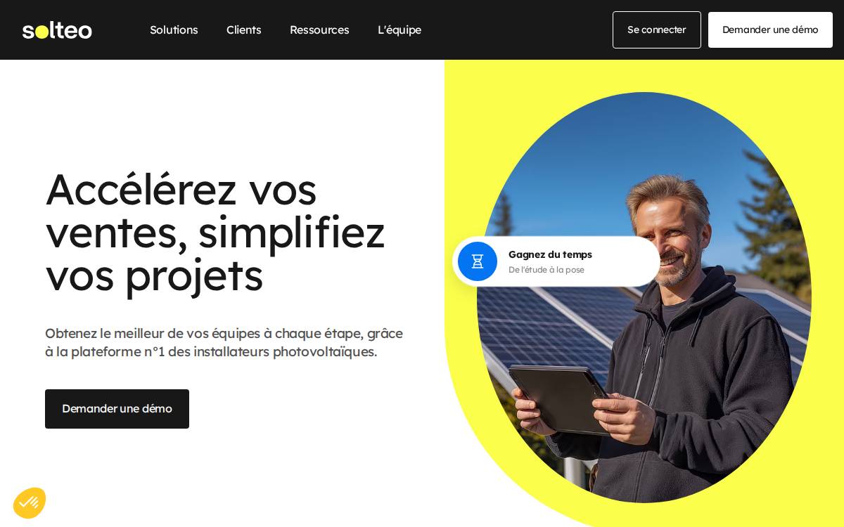 Solteo website preview