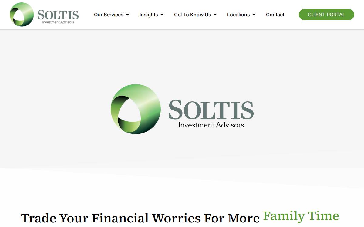 Soltis Investment Advisors website preview