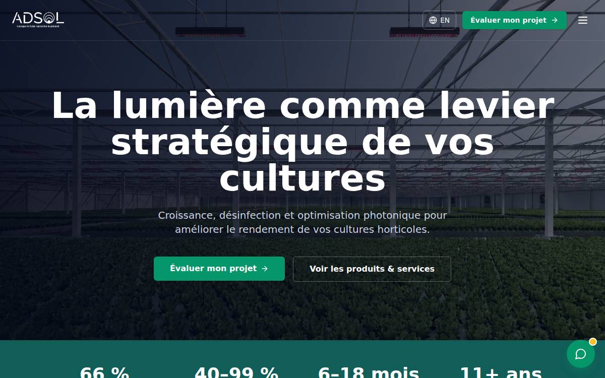 Solutions Avancées website preview