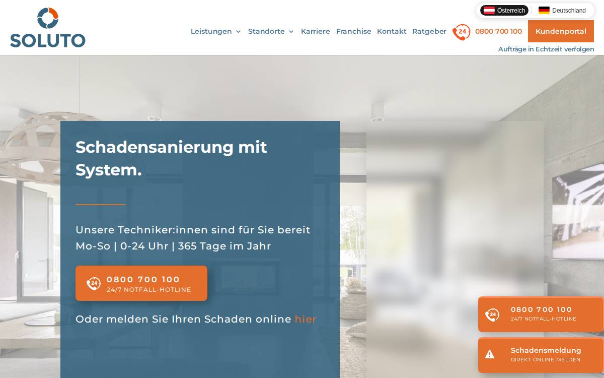 SOLUTO website preview