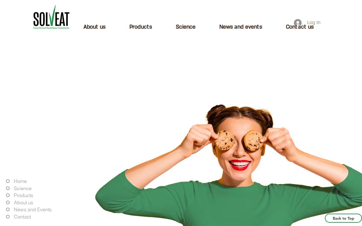 Solveat website preview