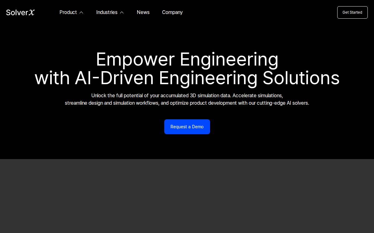 Solverx website preview