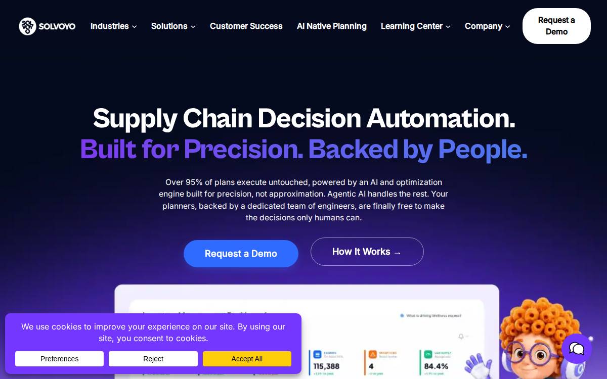 Solvoyo website preview