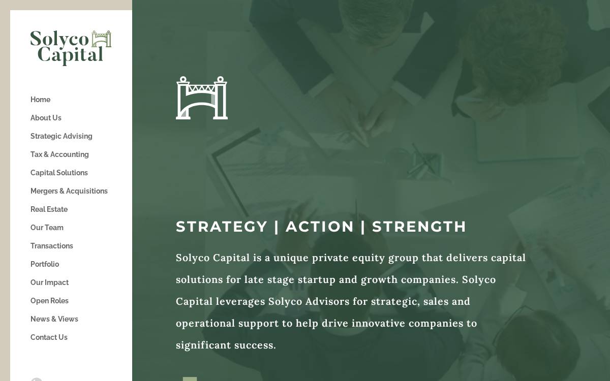 Solyco ACTIVE website preview