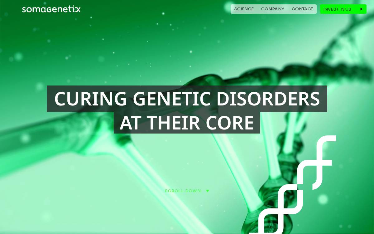 Somagenetix website preview