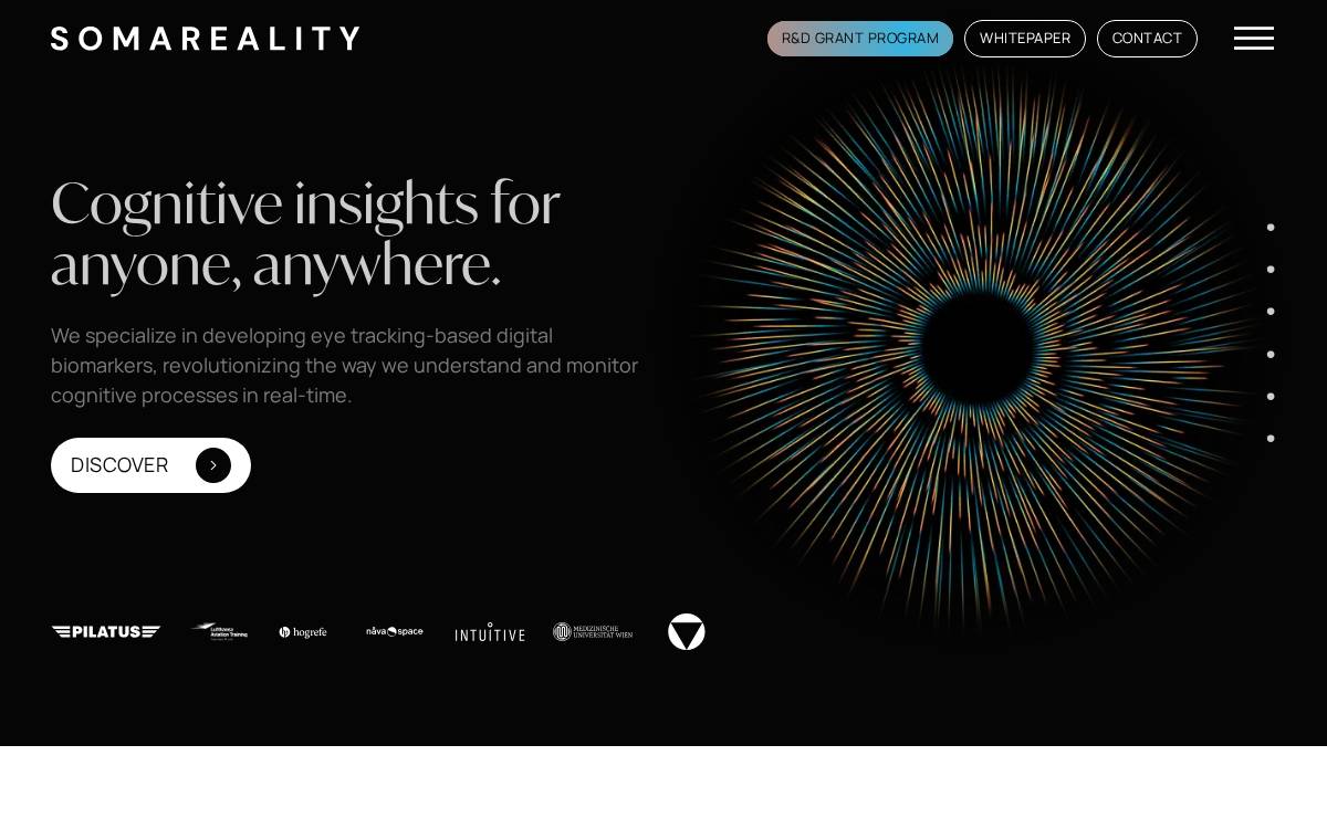Somareality website preview