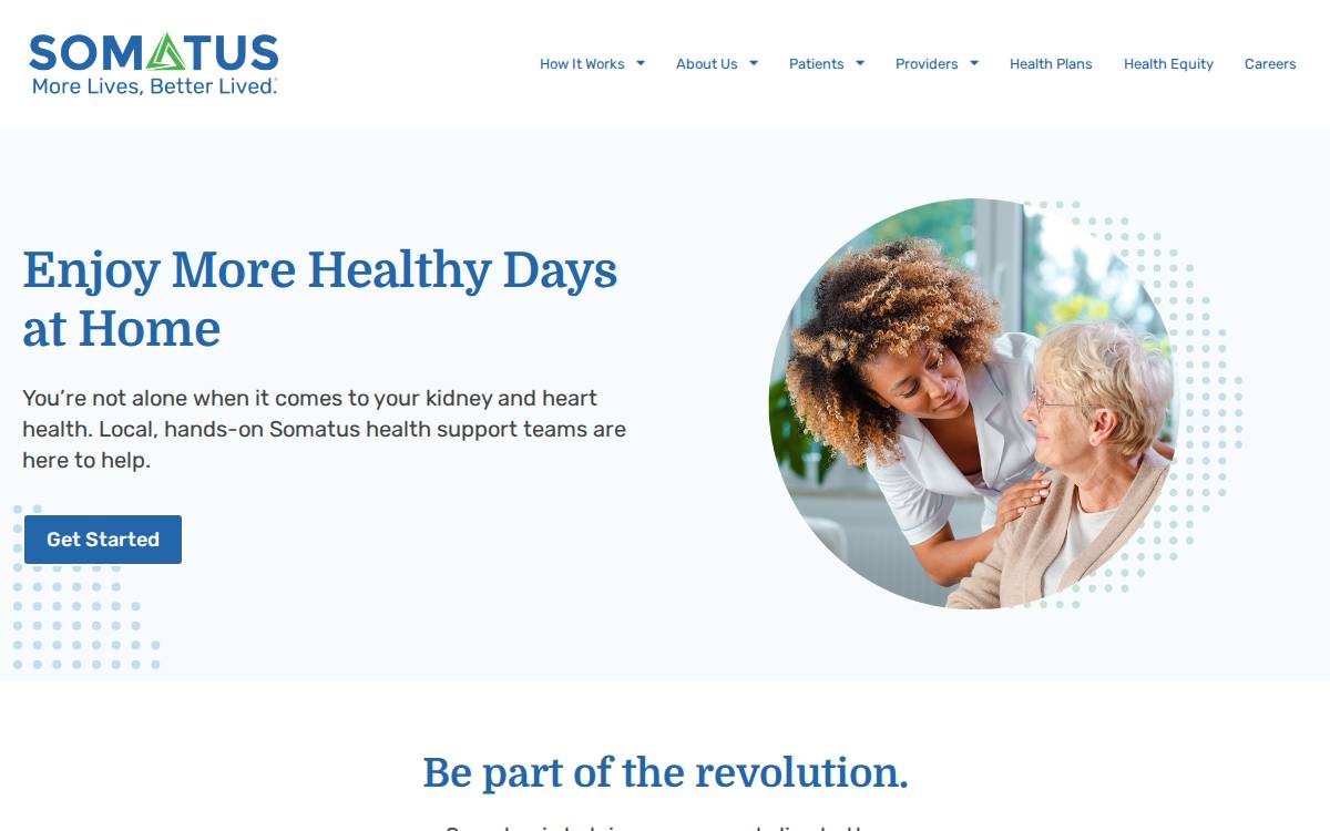 Somatus website preview