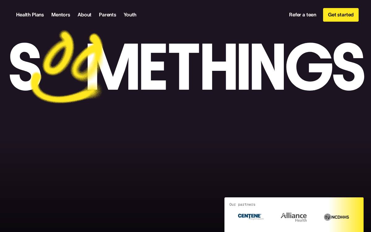 Somethings website preview