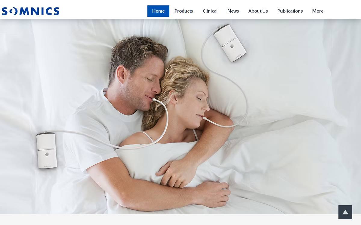 Somnics website preview