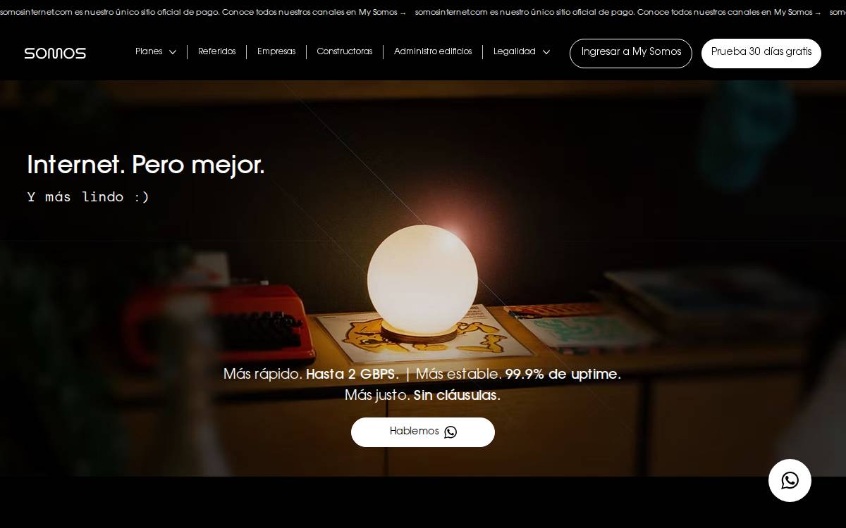 Somos website preview