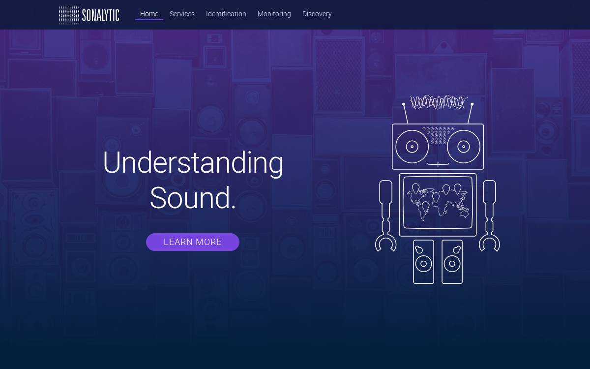 Sonalytic website preview
