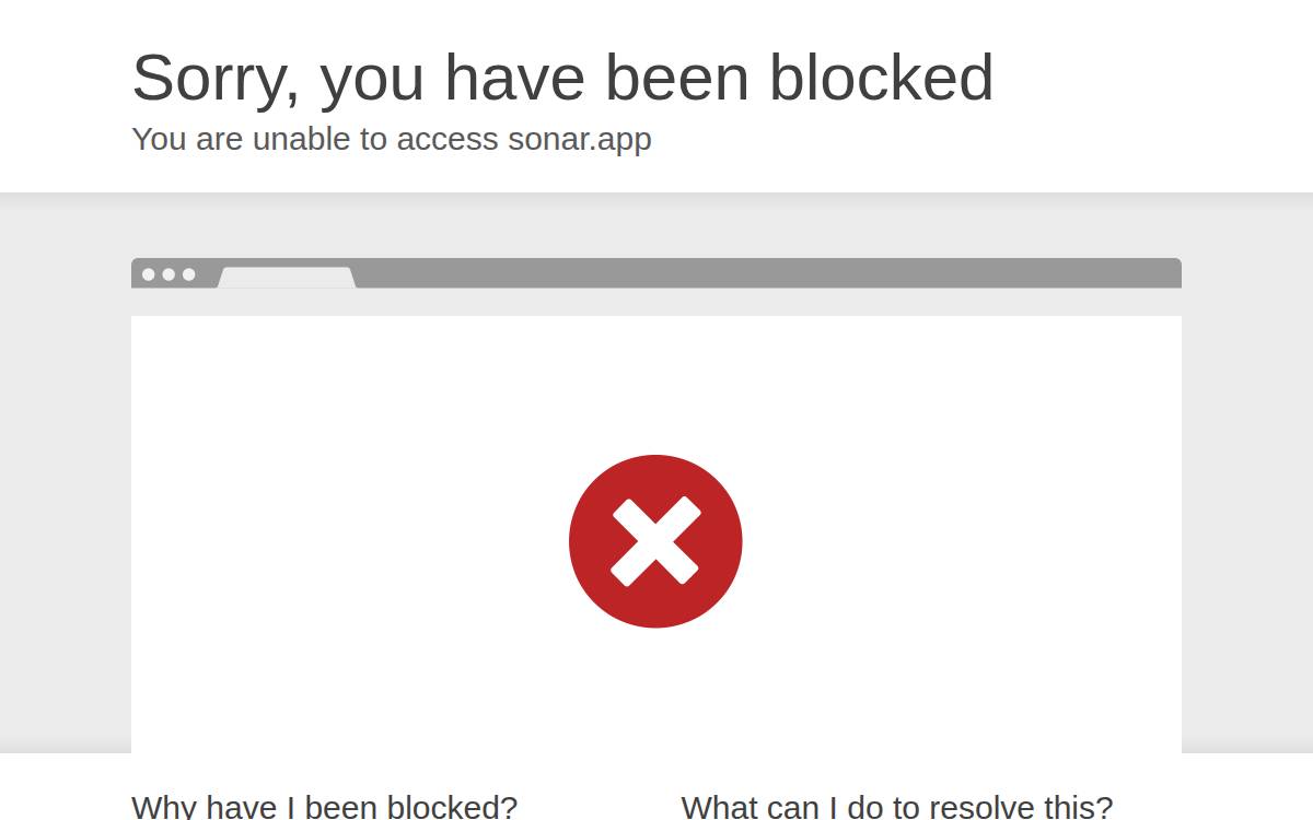 Sonar website preview