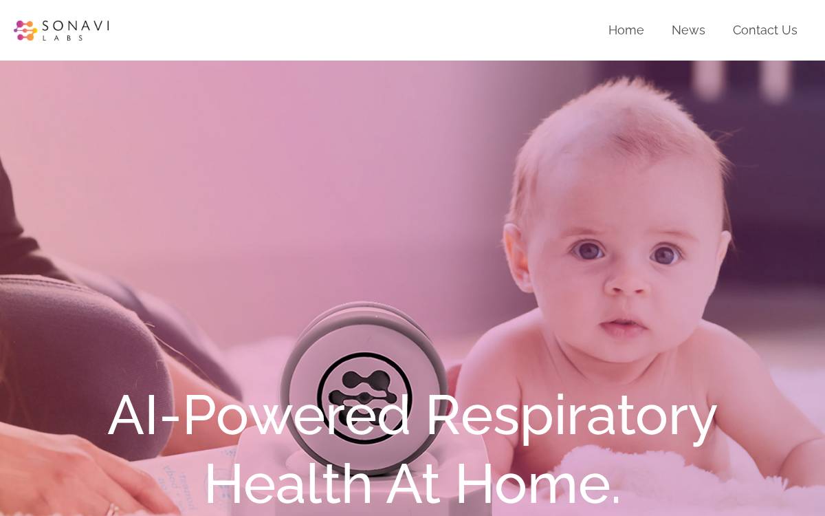 Sonavi Labs website preview