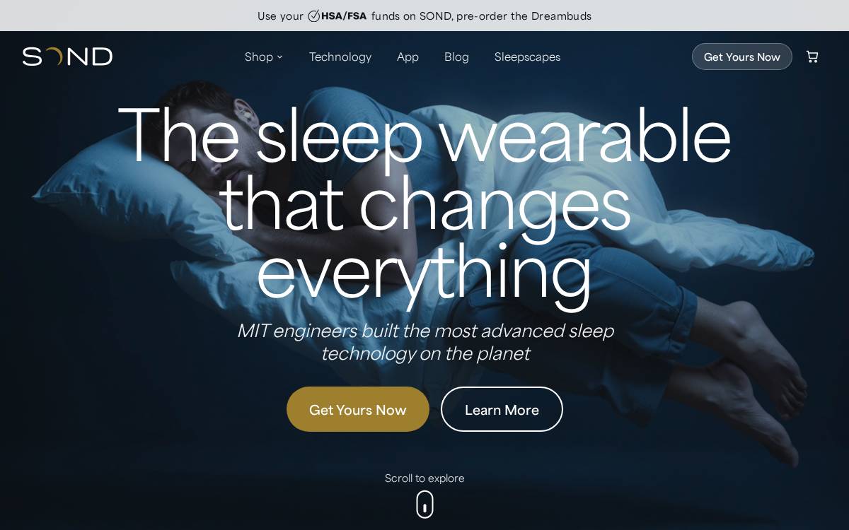 SOND website preview