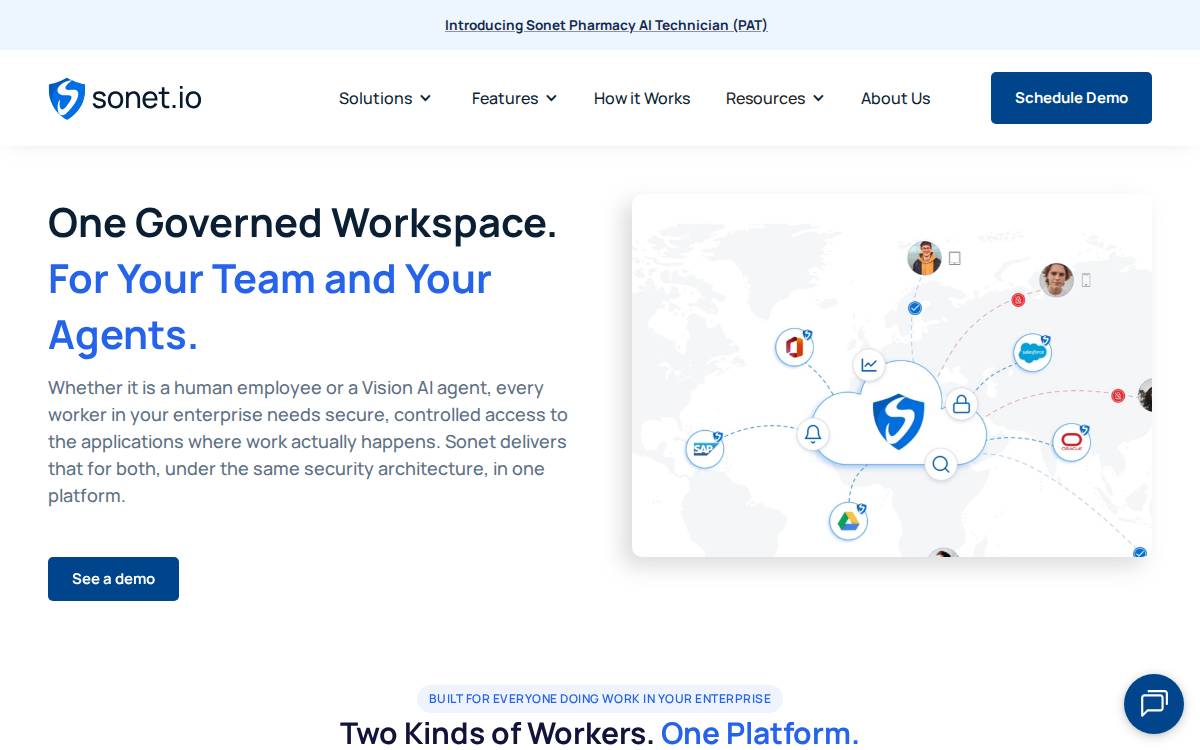 Sonetio website preview