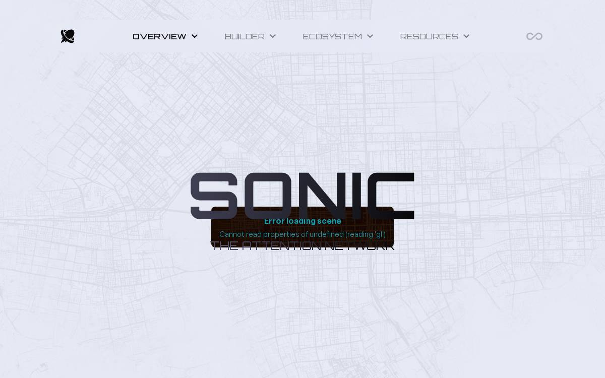 Sonic website preview