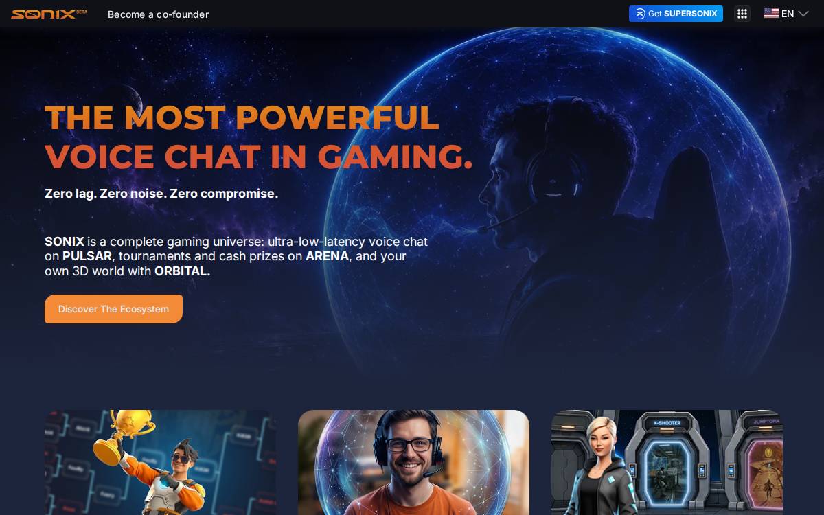 Sonixapp website preview