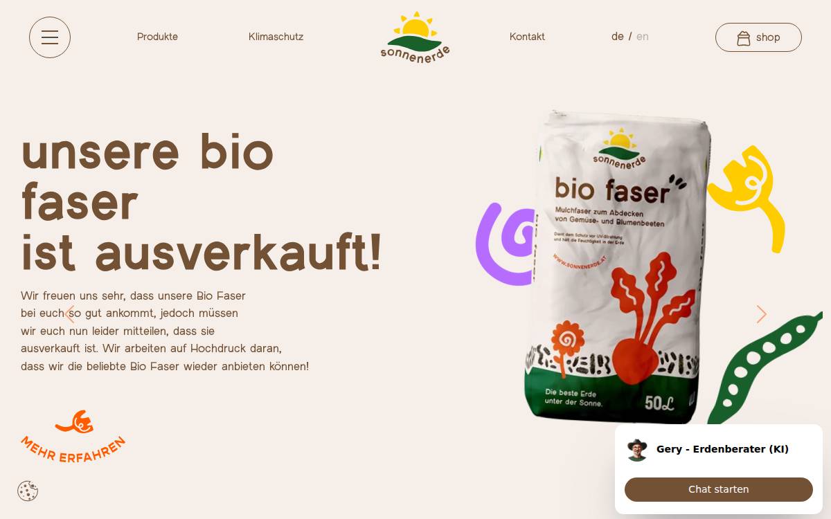 Sonnenerde website preview