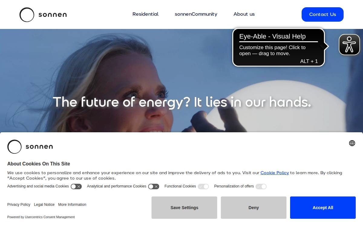 Sonnengroup website preview