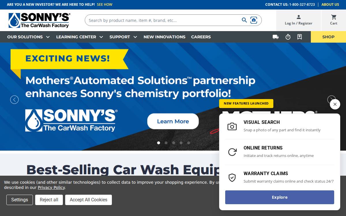 Sonnysdirect website preview