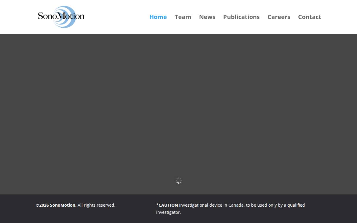 Sono Motion website preview