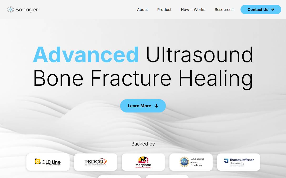 Sonogenmed website preview