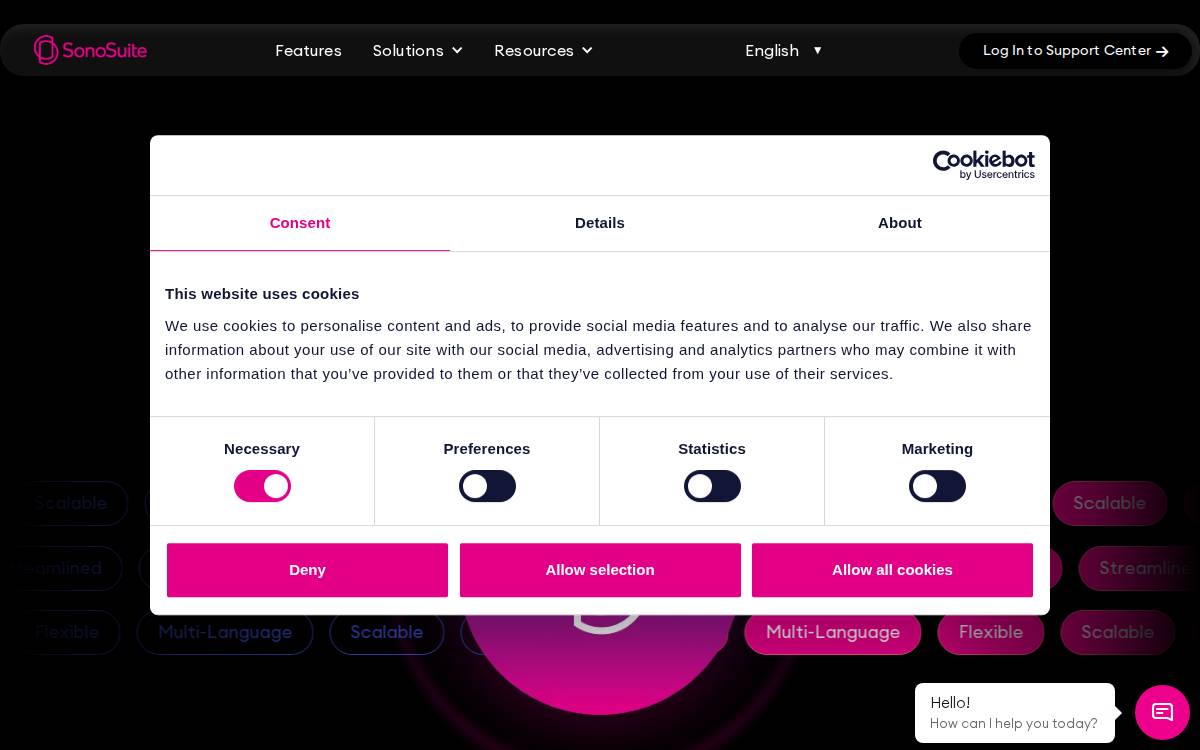 Sonosuite website preview