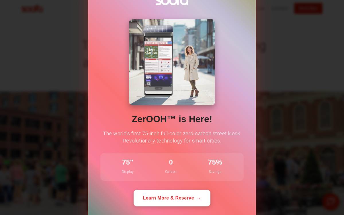 Soofa website preview