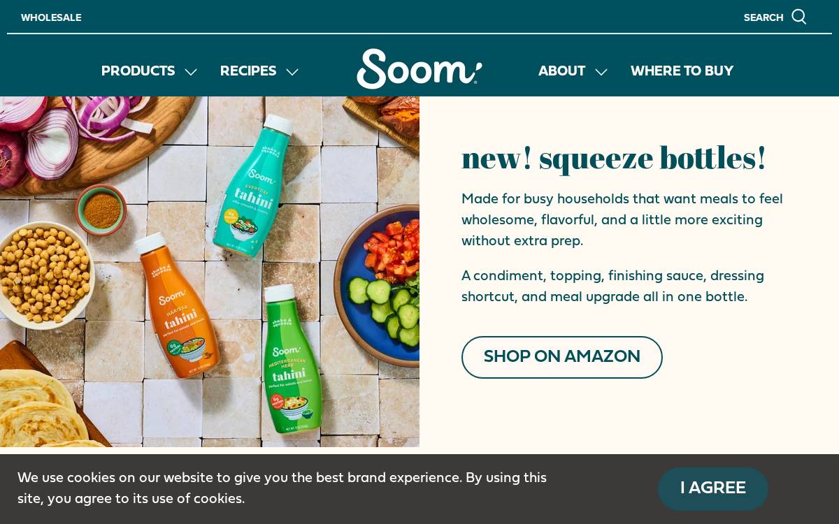 Soom Foods website preview