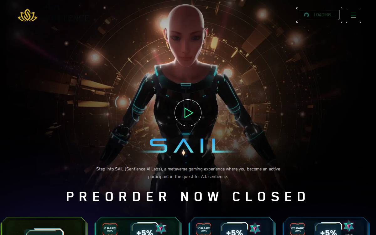 Sophiaverse website preview