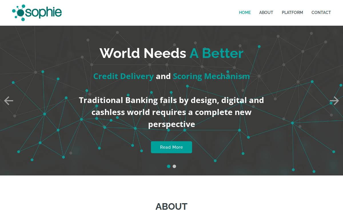 Sophie website preview