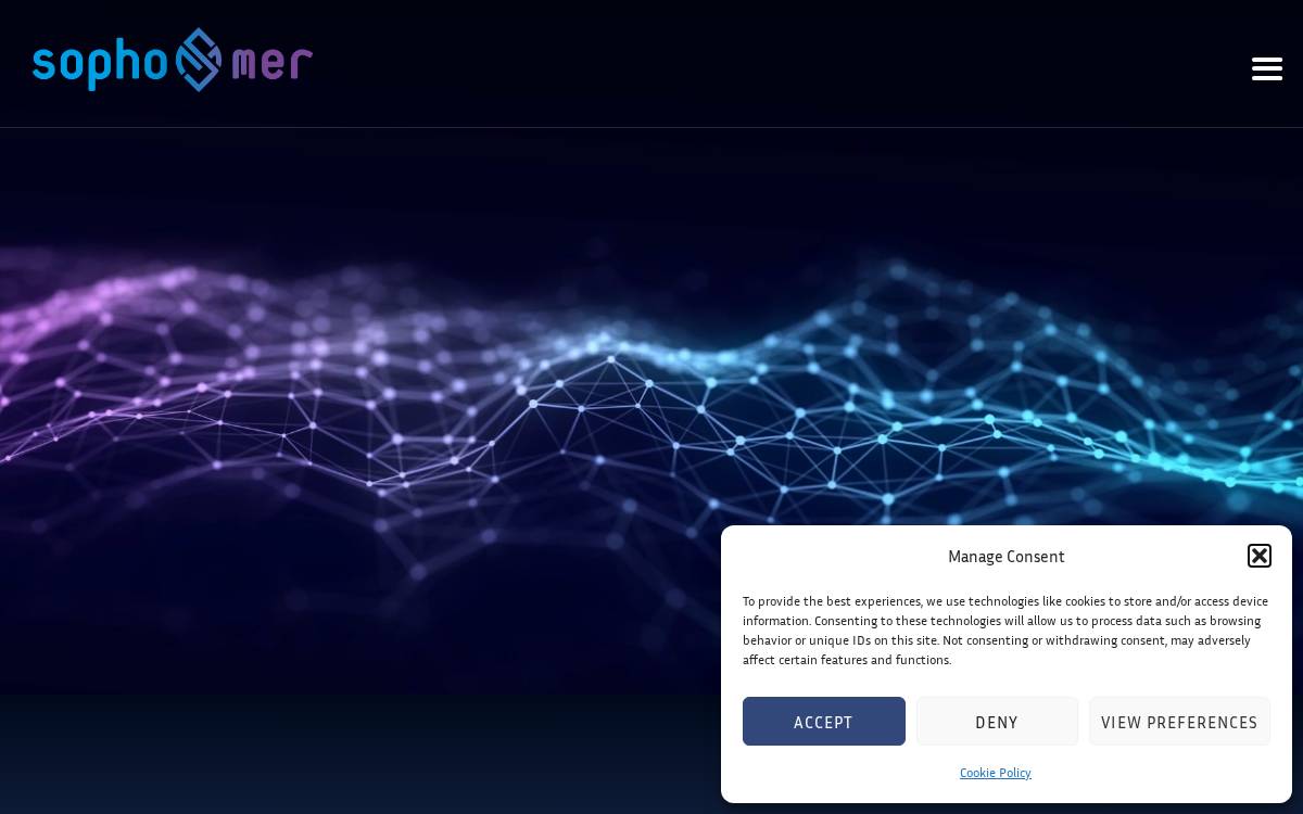 Sophomer website preview