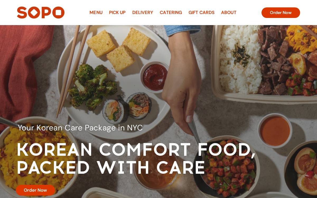 Sopo website preview