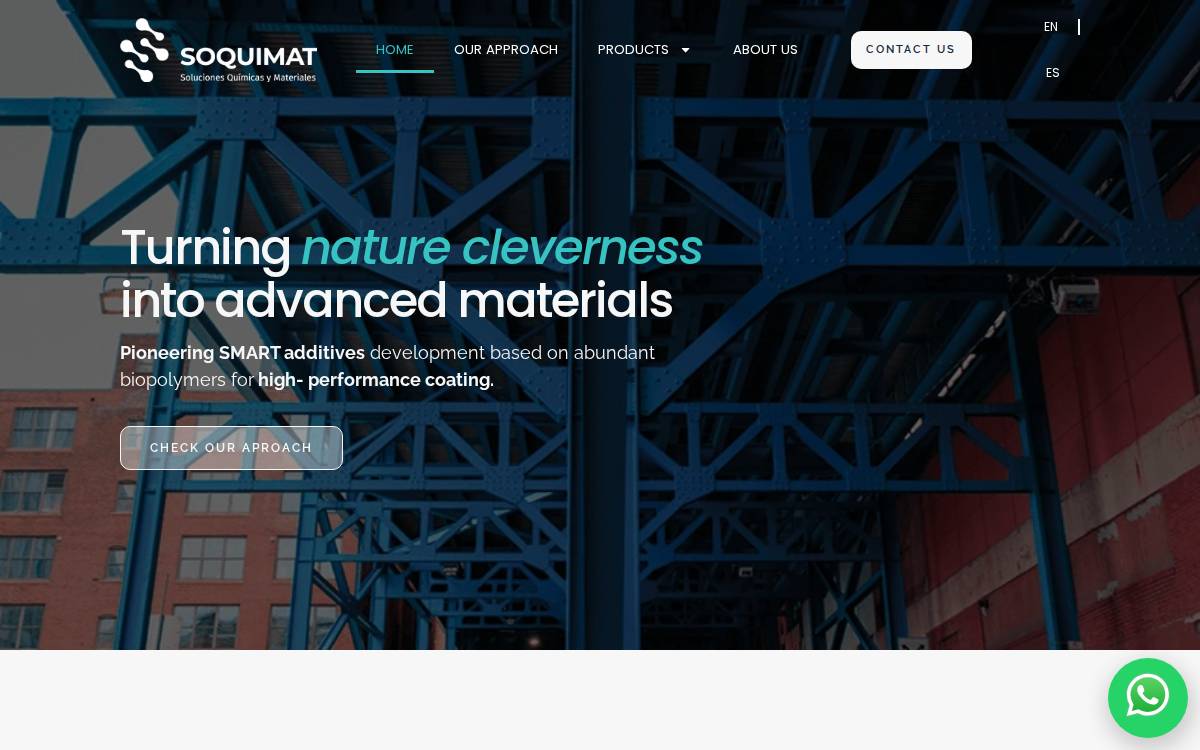 Soquimat website preview