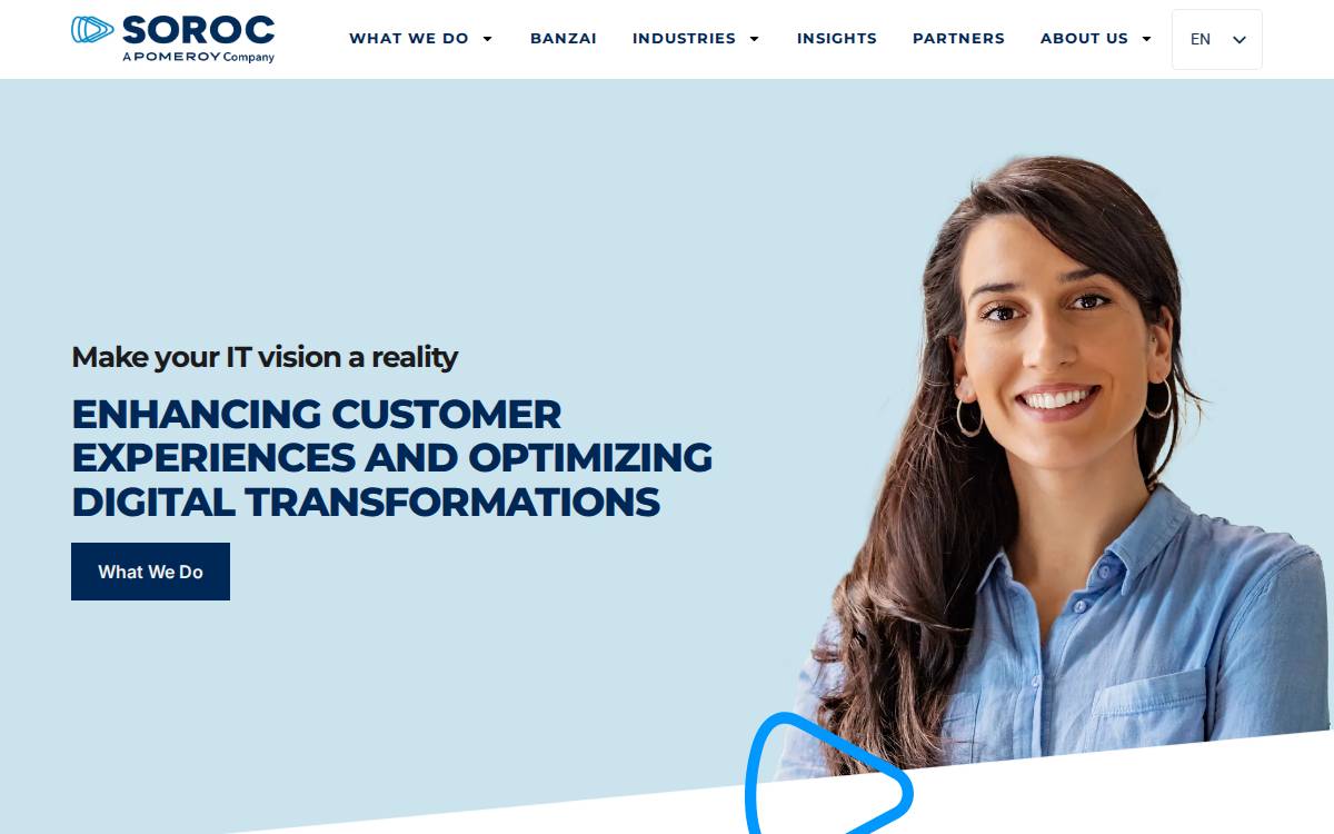 SOROC TECHNOLOGY website preview